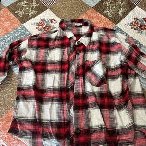 Women’s Red Plaid Shirt